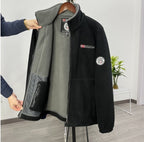 Muška zimska jakna dvostrana, topla i ležerna, od pamuka/vune, idealna za hladne dane 【S-3XL】
