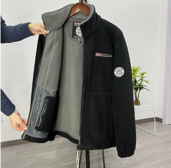 Muška zimska jakna dvostrana, topla i ležerna, od pamuka/vune, idealna za hladne dane 【S-3XL】