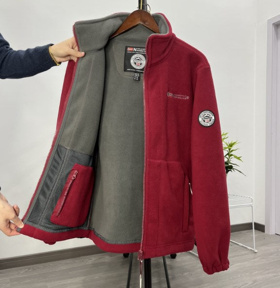 Muška zimska jakna dvostrana, topla i ležerna, od pamuka/vune, idealna za hladne dane 【S-3XL】